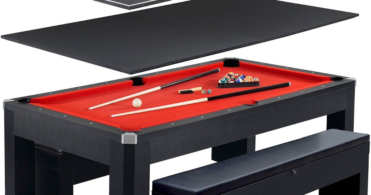 3In1 Picnic, Pool And Ping Pong Table, Conversion Picnic Table To