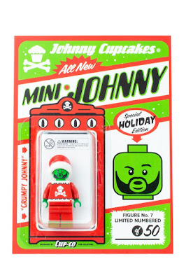 Johnny Cupcakes Christmas Edition LEGO Mini Figures by The Minifig Co. – Johnny Skellbones, Grumpy Johnny & Bunny Johnny