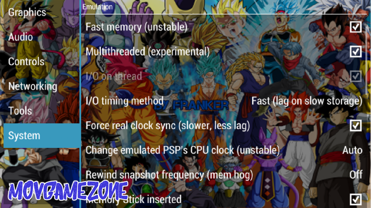 dragon ball super psp dragon ball super psp