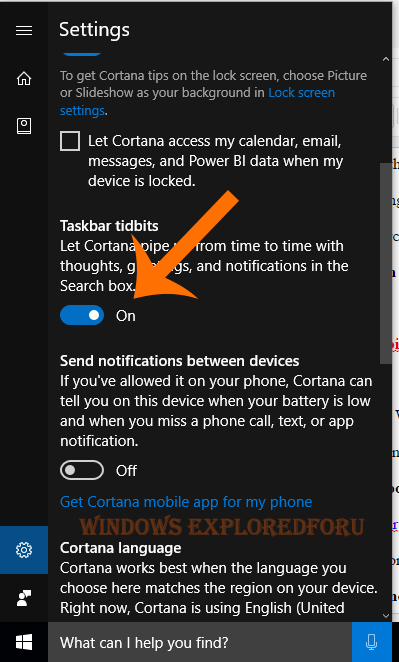 How To Turn Off Cortana Thoughts And Greeting