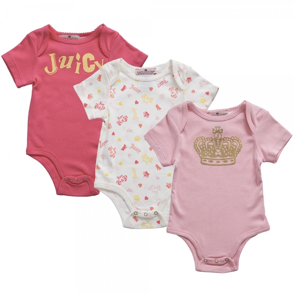 Designer Baby: Juicy Couture Baby Onesie Gift Set