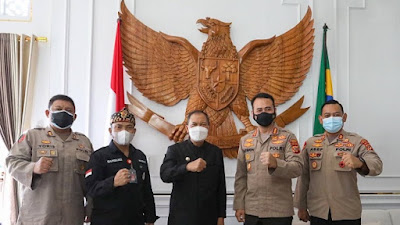 Karakteristik Bandung Unik,Wali Kota Ajak Kapolrestabes Baru Perkuat Kolaborasi