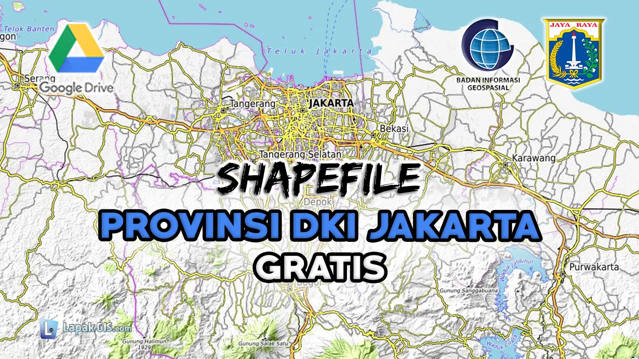 Shapefile Provinsi DKI Jakarta Terbaru