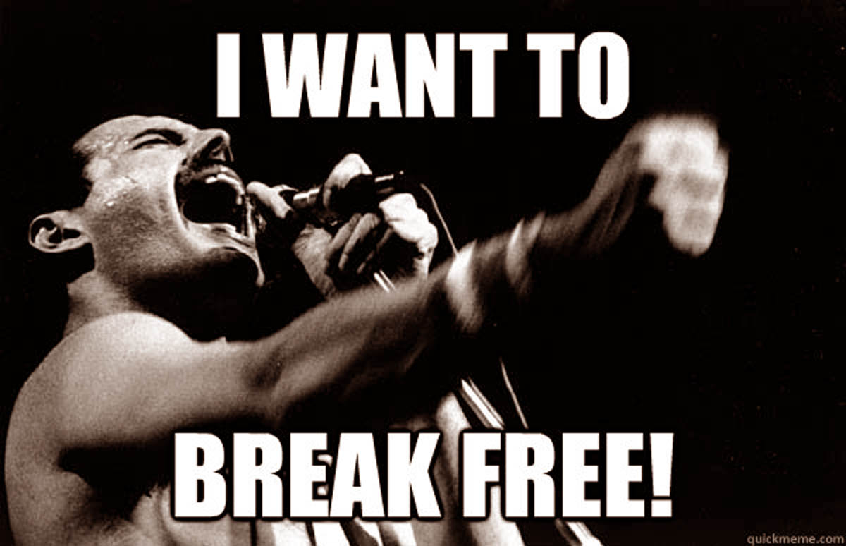 i want to break free album