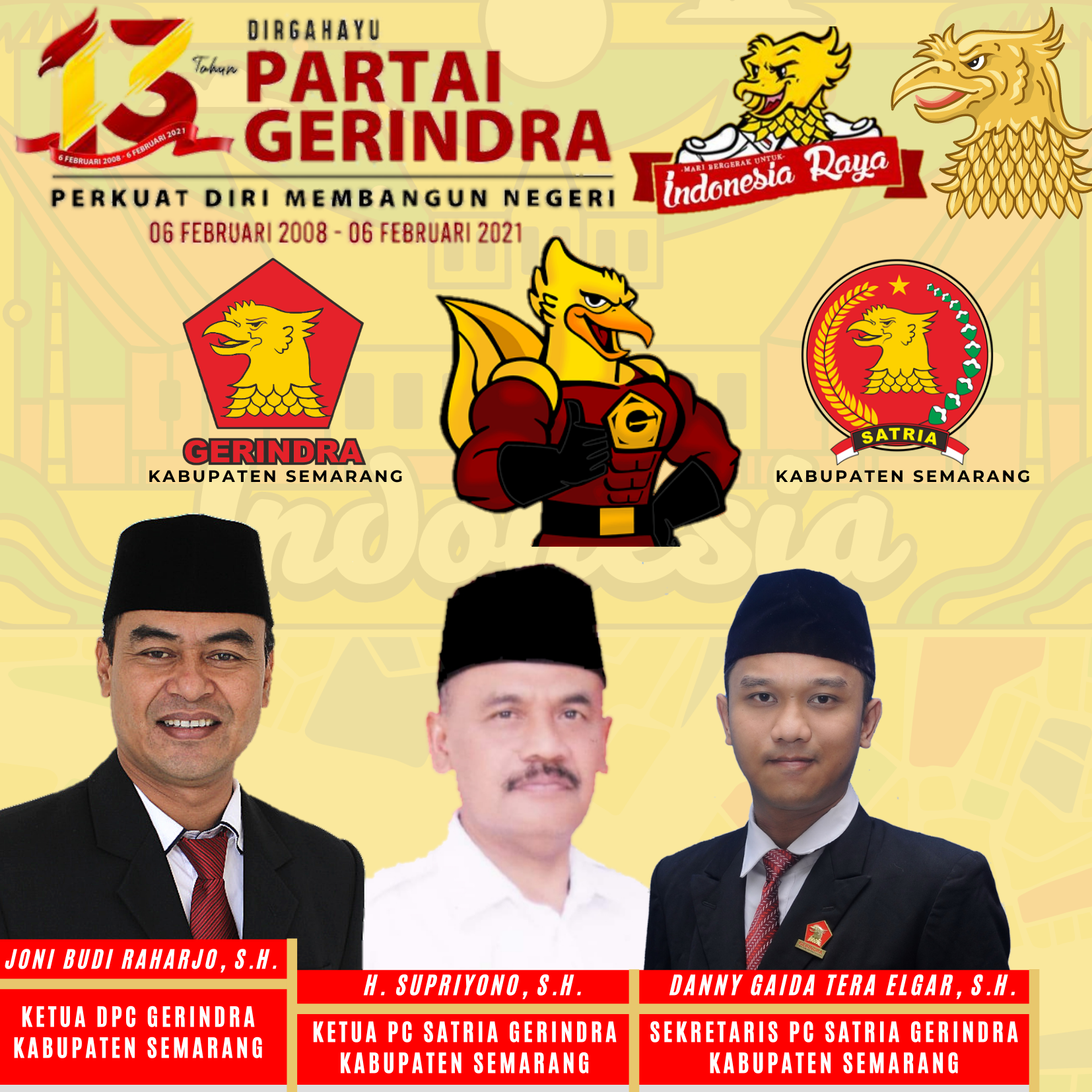 Satuan Relawan Indonesia Raya (Satria) Gerindra Kabupaten Semarang