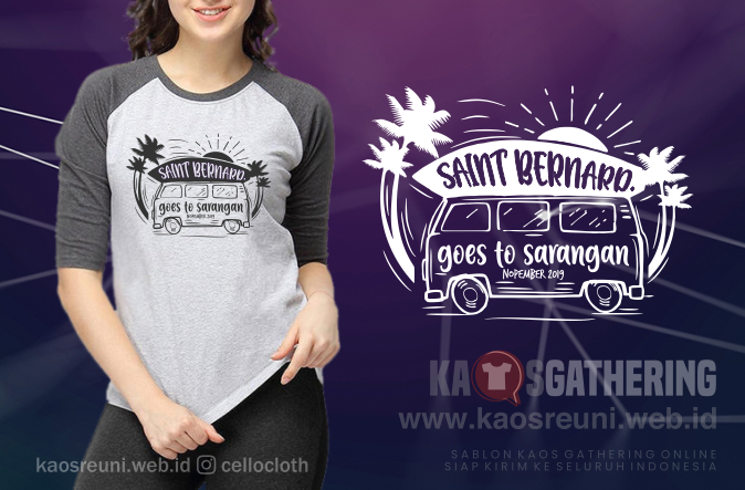Sablon Kaos Gathering Saint Bernard Goes To Sarangan November 2019