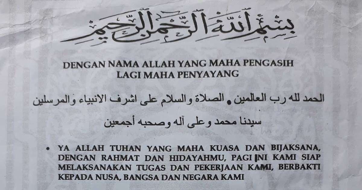 Contoh Teks Doa Ucapan Motivasi