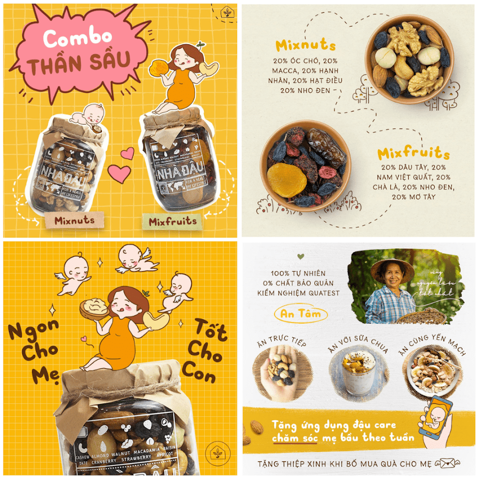 [A36] Mixnuts 5 loại hạt nên bổ sung cho phụ nữ mang thai