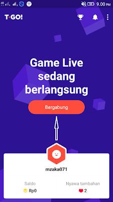 Cara Mengikuti Kuis di Aplikasi T-GO Android