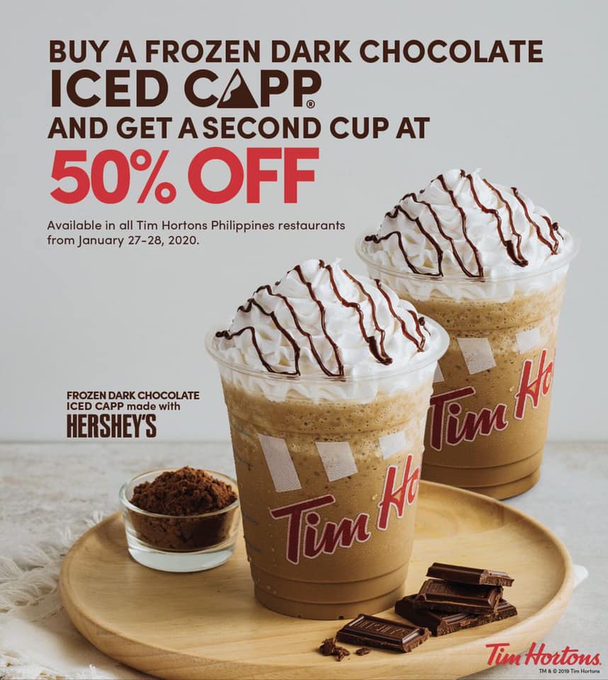 Manila Shopper Tim Hortons Frozen Dark Choco Iced Capp Promo Jan 2020 Manila Shopper Tim Hortons Frozen Dark Choco Iced Capp Promo Jan 2020