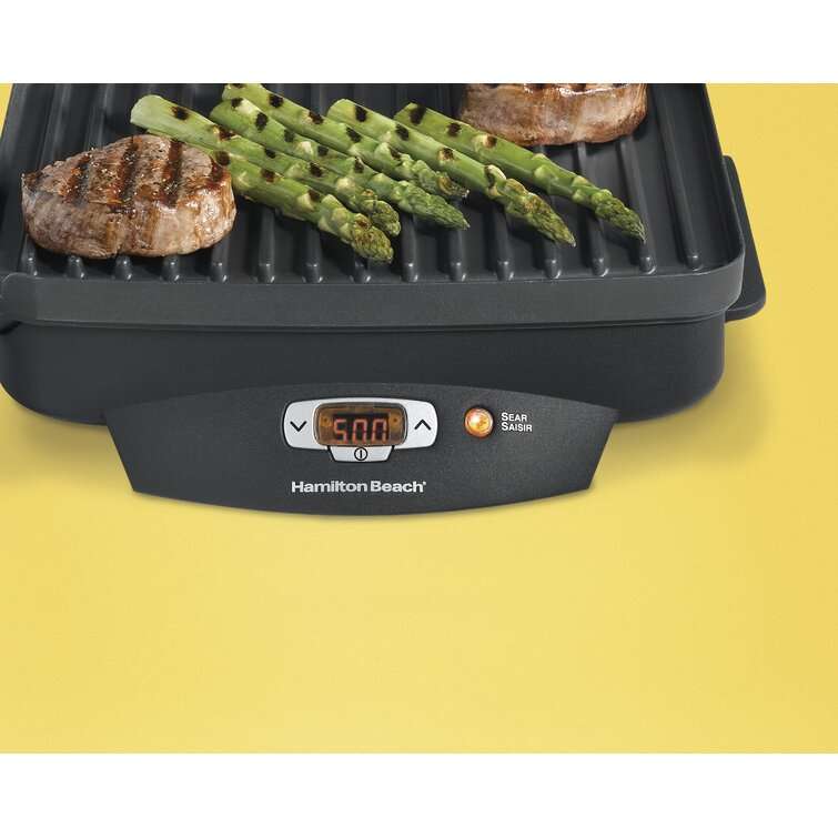 Review ﻿Hamilton Beach Super Sear Nonstick Electric Grill(Set of 2