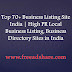 Top 70+ Business Listing Site India 2018 | High PR Local Business Listing, Directory Sites in India