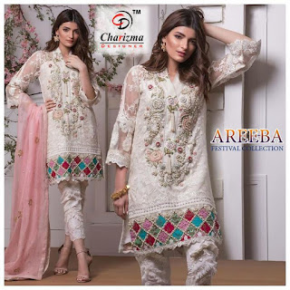 Charizma Areeba festival collection pakistani Suits