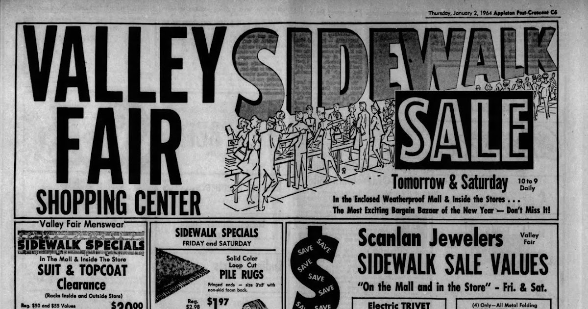 MENASHA The Most Exciting Bargain Bazaar of the Year