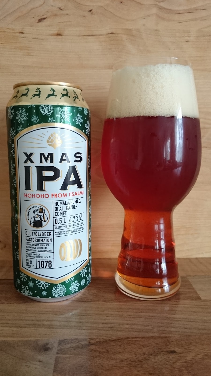 Beer Atlas Olvi Xmas IPA "Hohoho from Iisalmi"