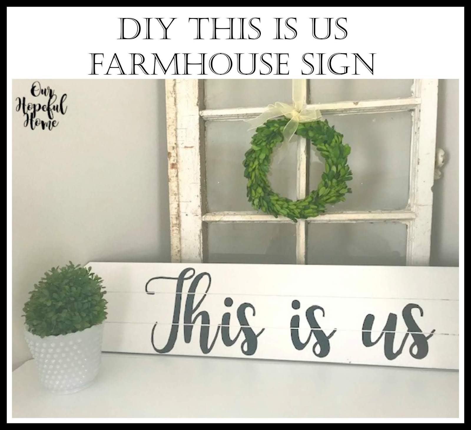 Zhuper This is Us Sign Home Decor This is Us Family Photo Display Board Farmhouse Wooden Photo Holder Picture Hanging Frame Sign Wall Decor Christmas Grandma Mother Birthday Gift Housewarming Gift