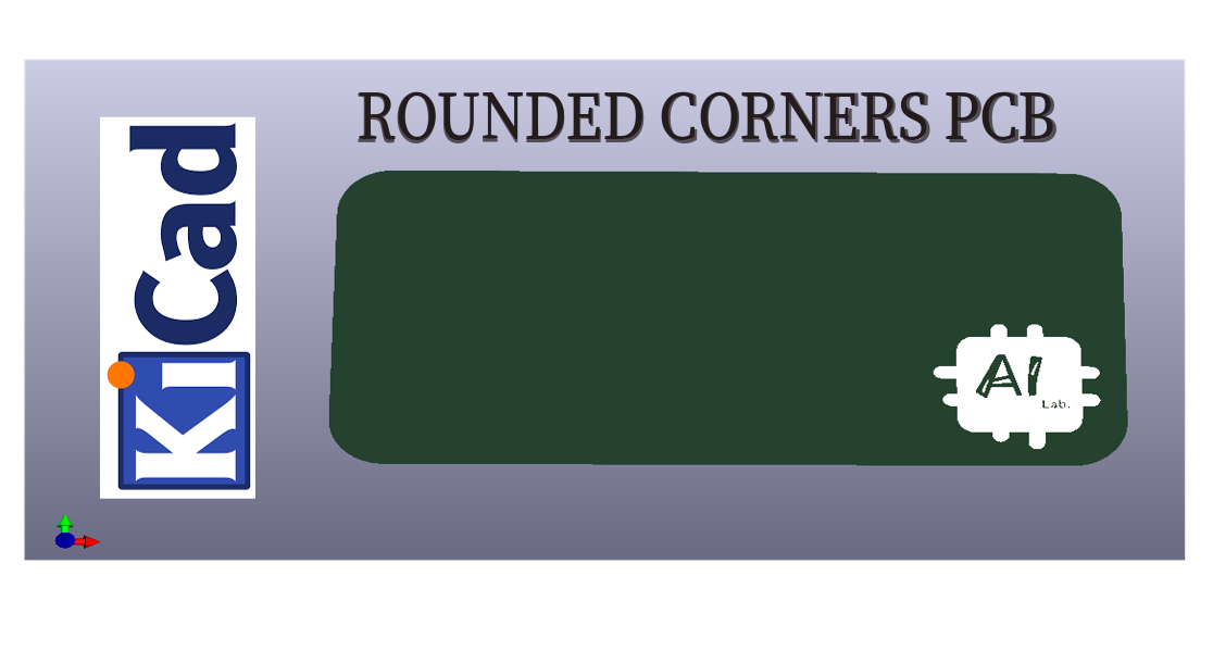 Designing round Corners PCB with KICAD