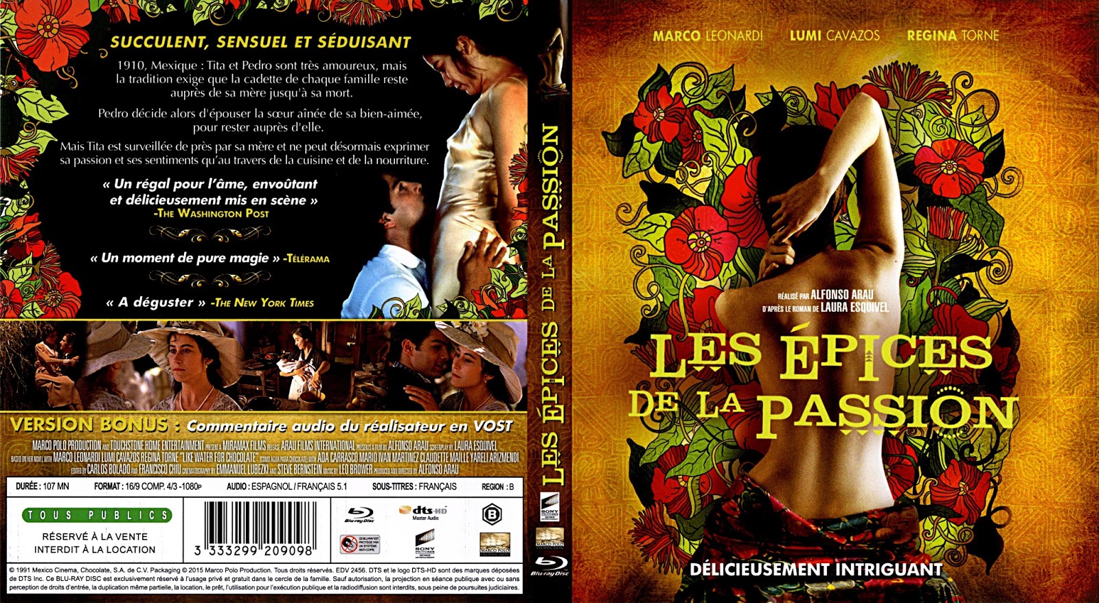 Les épices De La Passion Film Complet BLU-RAY JAQUETTES BLU-RAY: Les épices de la passion
