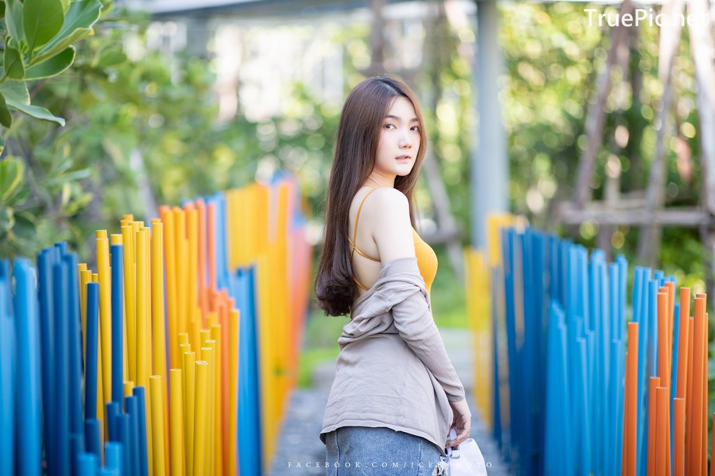 Image-Thailand-Cute-Model-Creammy-Chanama-Beautiful-Angel-In-Flower-Garden-TruePic.net- Picture-70