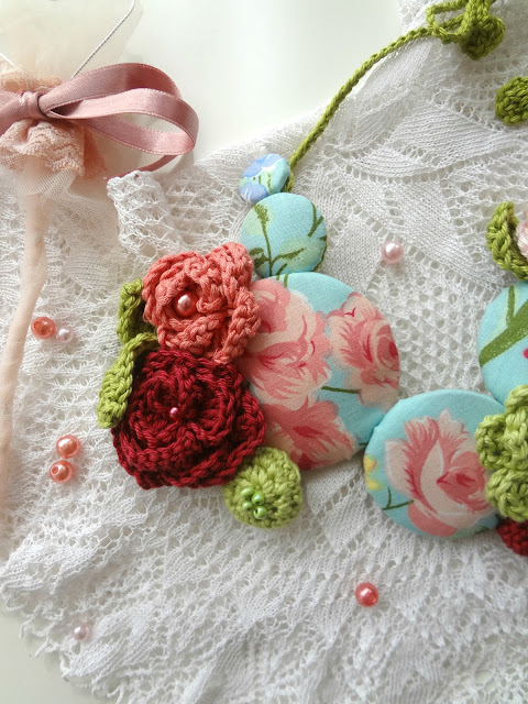 Make a Mixed Media Necklace - Gorgeous Spring