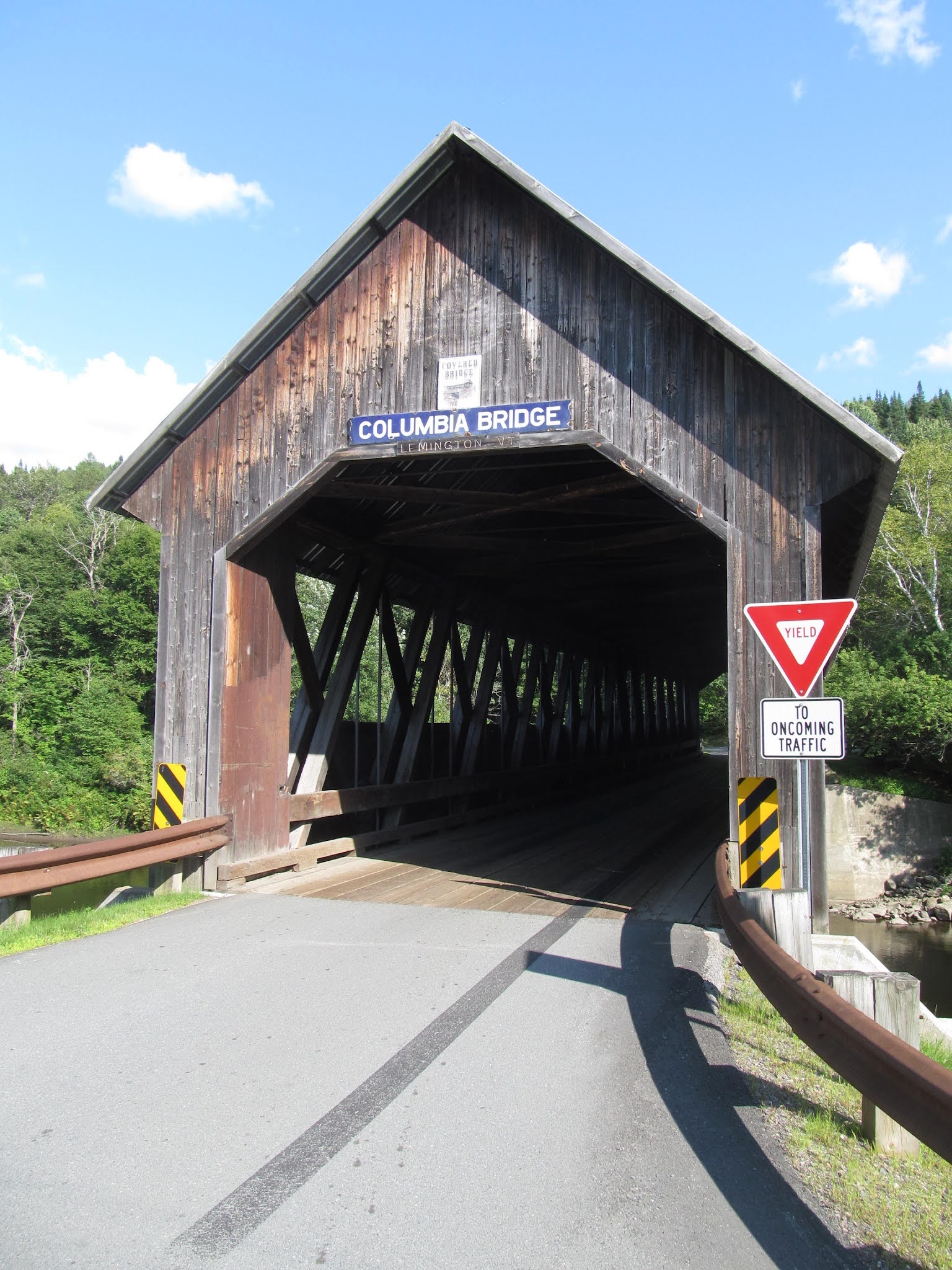 Columbia Covered Bridge North Stratford, New Hampshire and Lemington