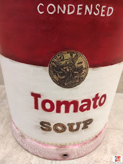 lechera pintada a mano