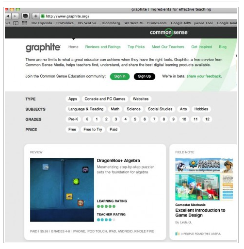 Helge Scherlund's eLearning News Graphite helps you for teaching with
