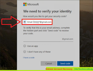 Reset Hotmail Password step by step