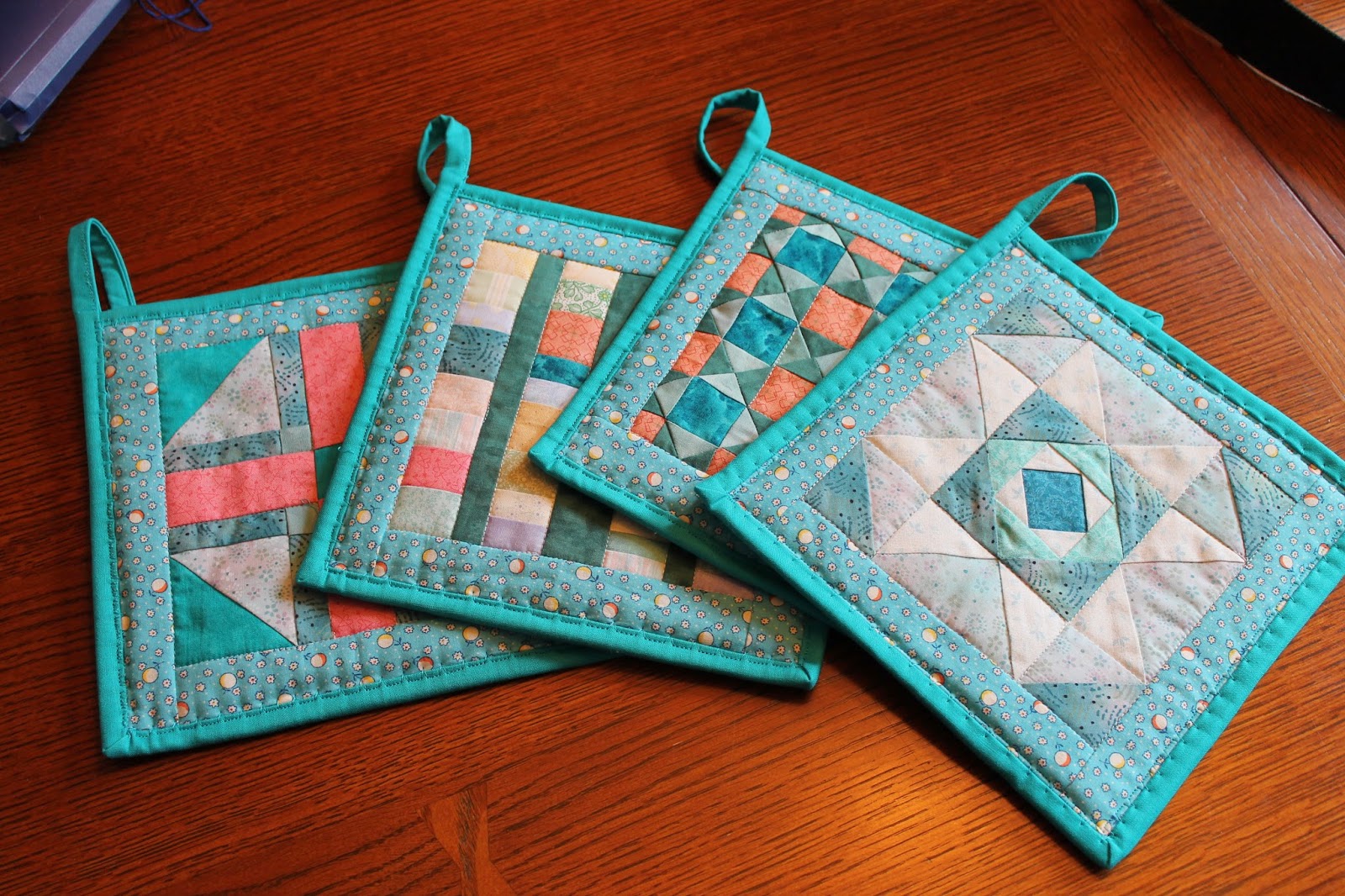 Quilting is more fun than Housework... Orphan Block Potholders FAL