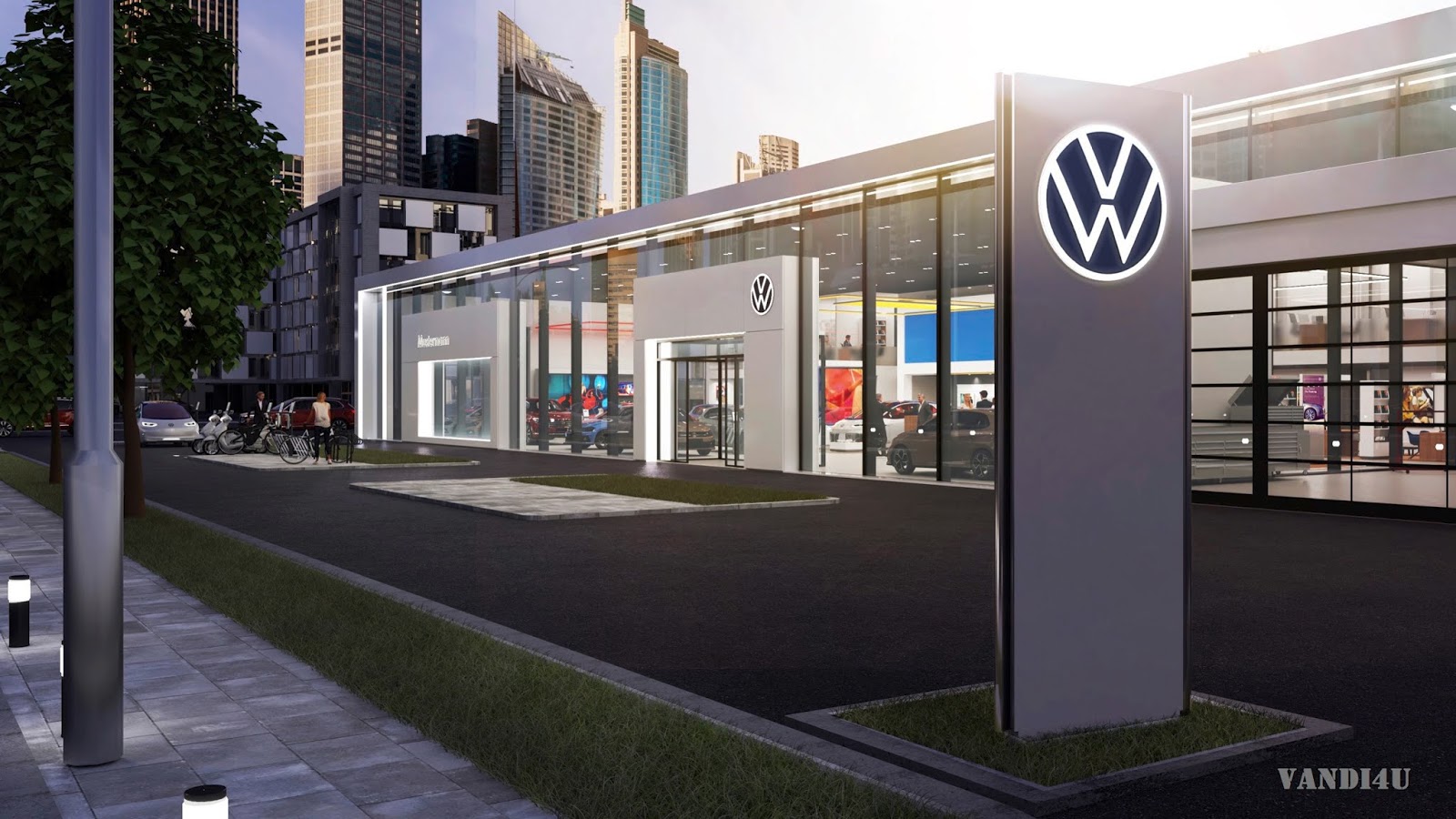 Volkswagen Unveils New Brand Logo And Design | VANDI4U