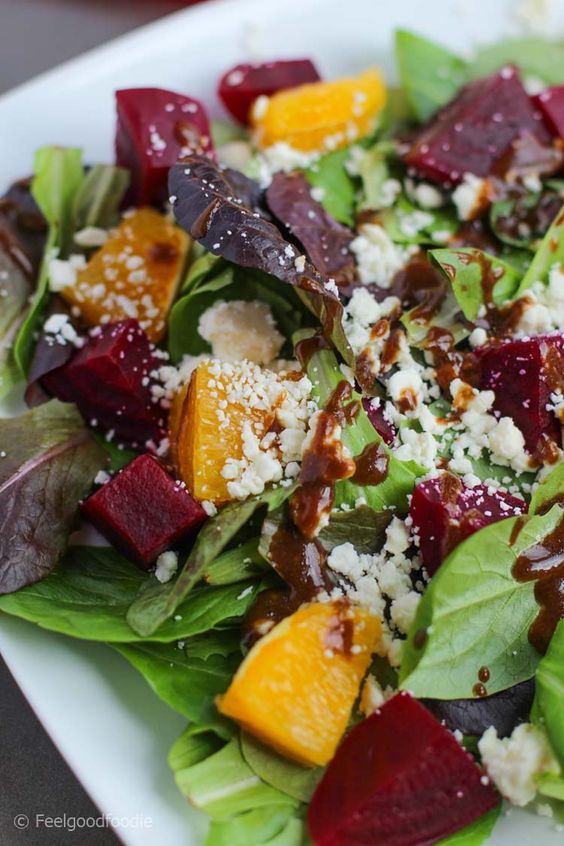 Orange Beet Feta Spring Salad Recipe Easy