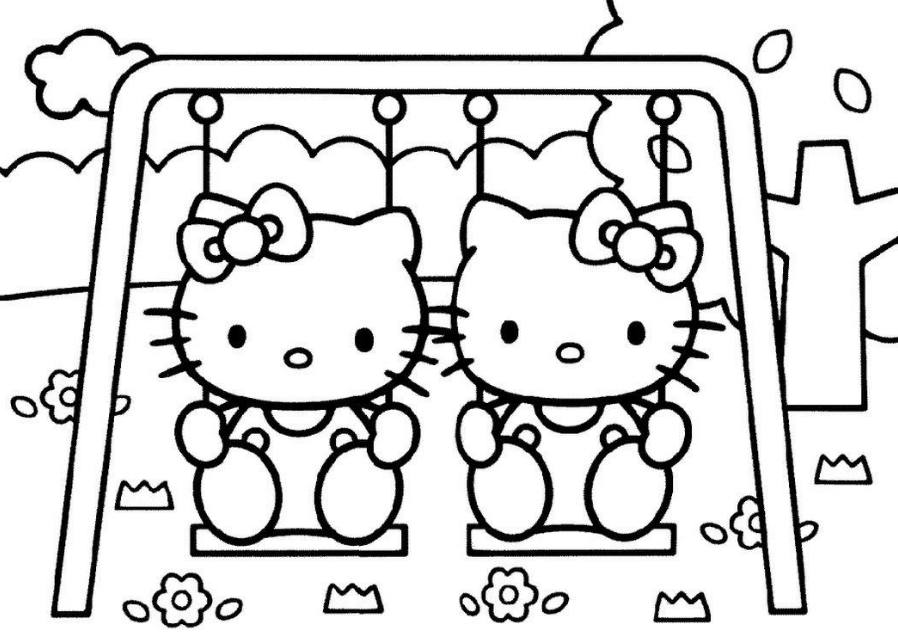 74 Hello Kitty Coloring Pages Preschool