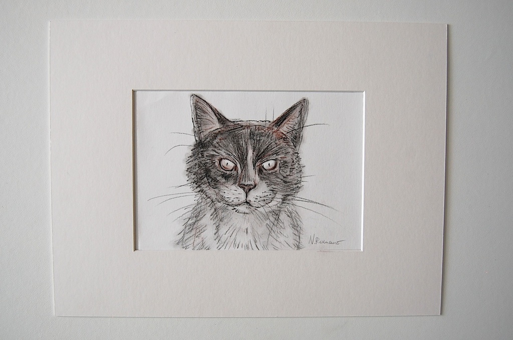 ArtInMyAttic: New Cats Pencil Drawing