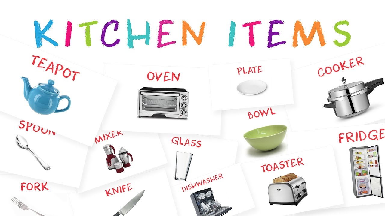 Từ vựng miêu tả các vật dụng trong nhà bếp bằng tiếng Anh - Tin ...