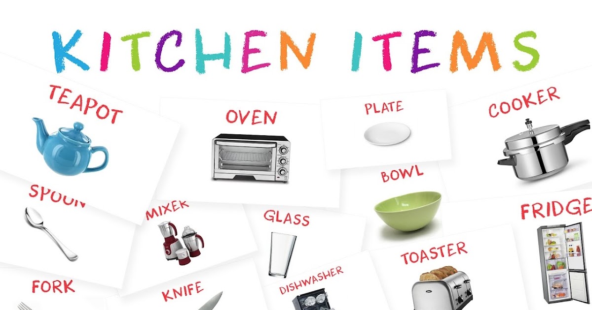 Từ vựng miêu tả các vật dụng trong nhà bếp bằng tiếng Anh