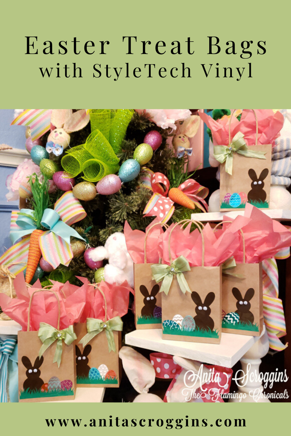 Easter Treat Bags using StyleTechCraft™ The Flamingo Chronicals