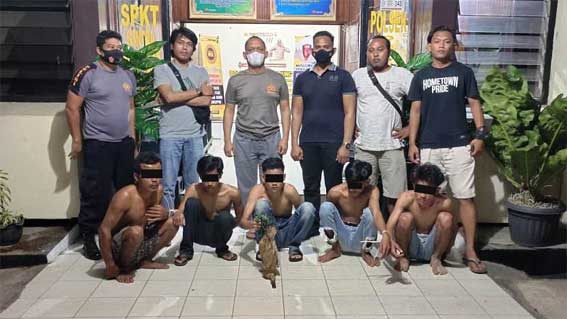 Polisi Dharmasraya Tangkap Lima Tersangka Pencuri Ternak Itik