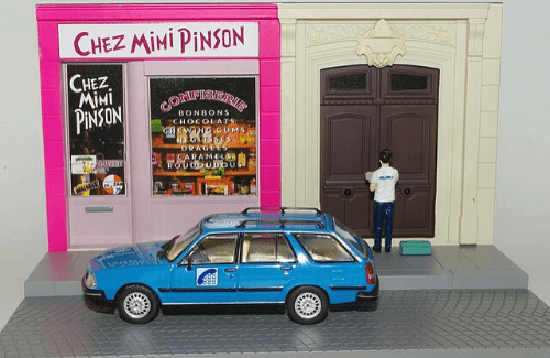 les plus beaux véhicules utilitaires, renault 18 break 1:43 installateur téléphonique