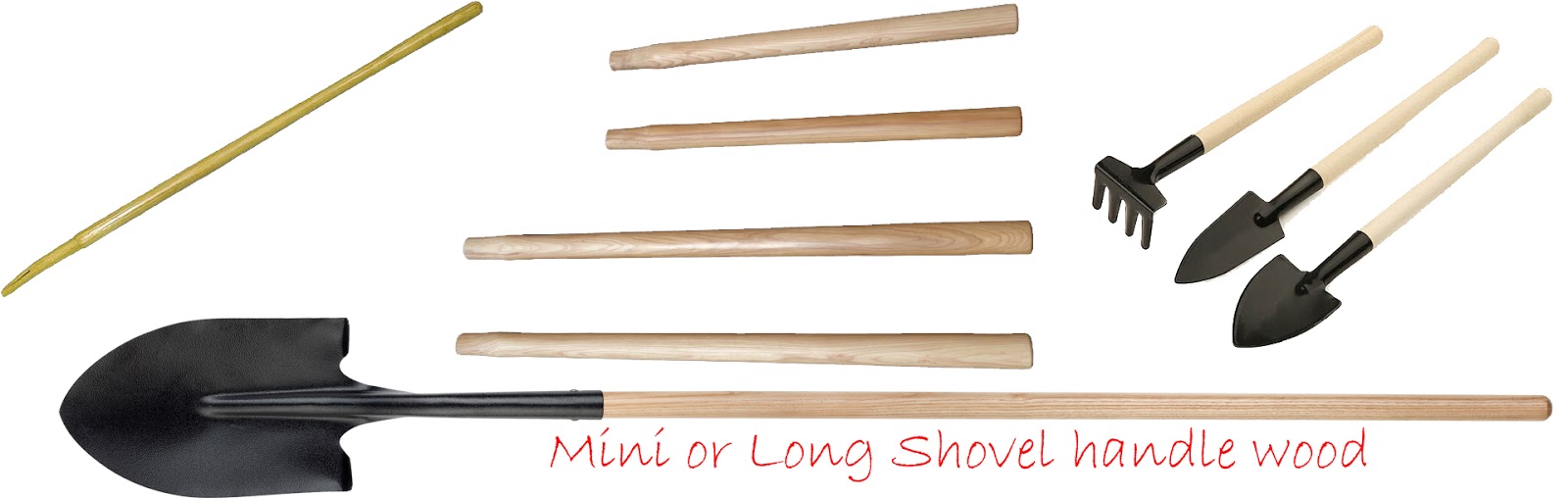 wooden handles for household & gardening tools