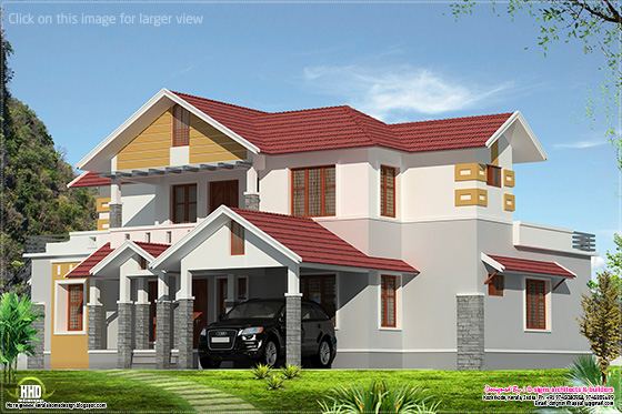 2500 sq-ft Kerala style house