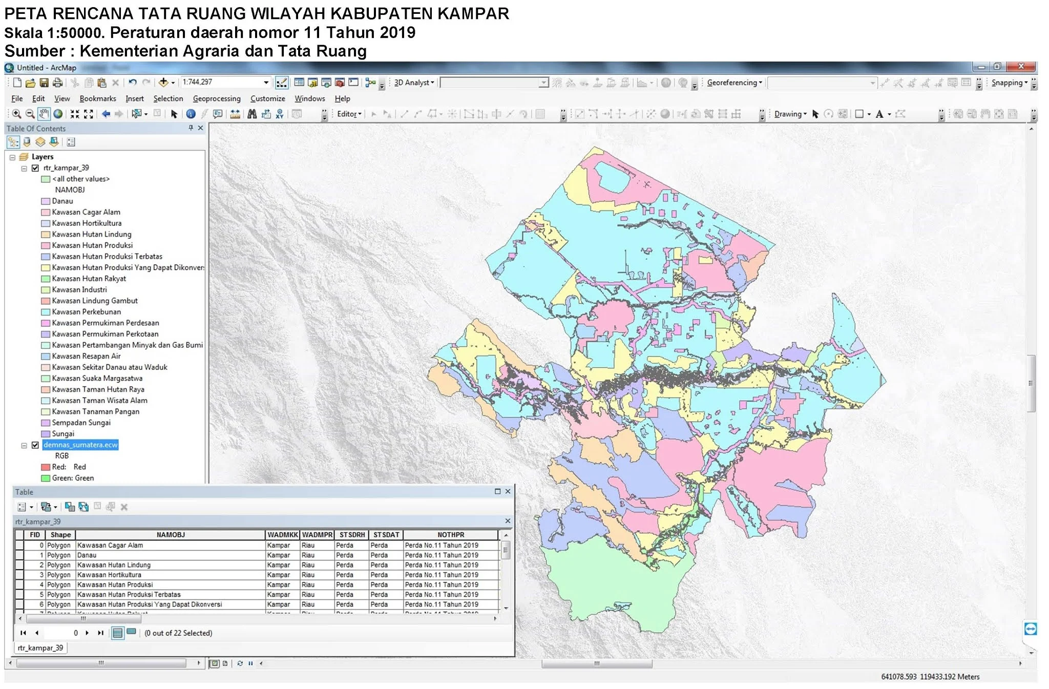 SHAPEFILE_PETA_RTRW_KAMPAR_2019