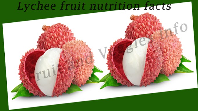 Lychee fruit nutrition facts