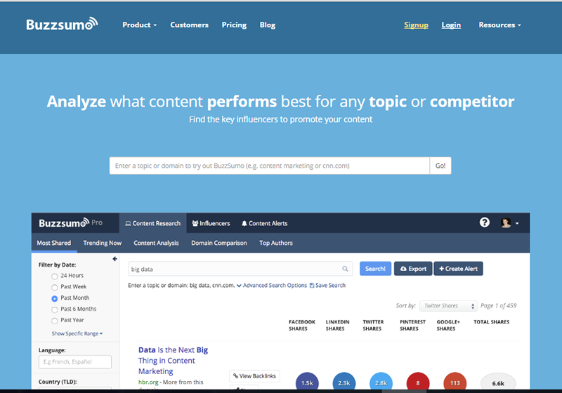 Get BuzzSumo