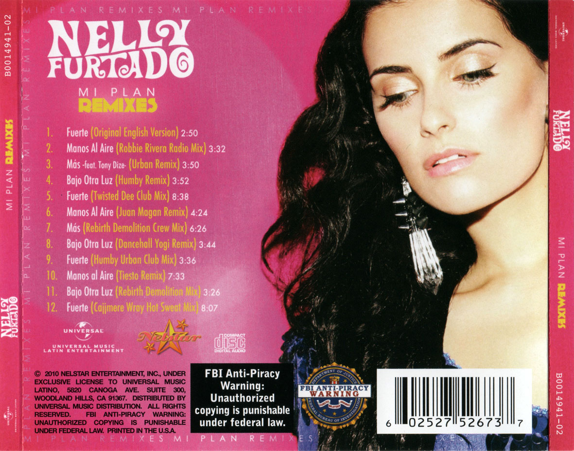 Mi Plan Remixes - Nelly Furtado | BookletLandia.it