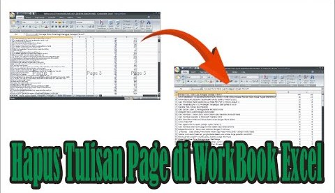 Cara Menghilangkan Tulisan Page di Microsoft Excel - Tutorial Microsoft