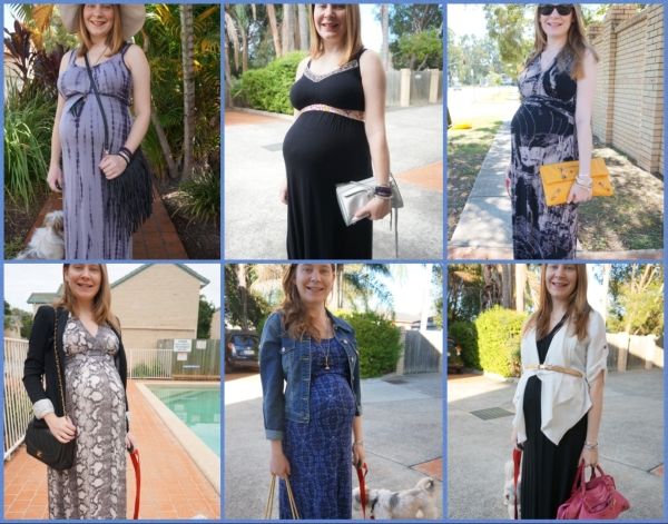 AwayFromBlue: 6 easy maxi dress outfits for the third trimester