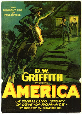 Póster película América - D. W. Griffith