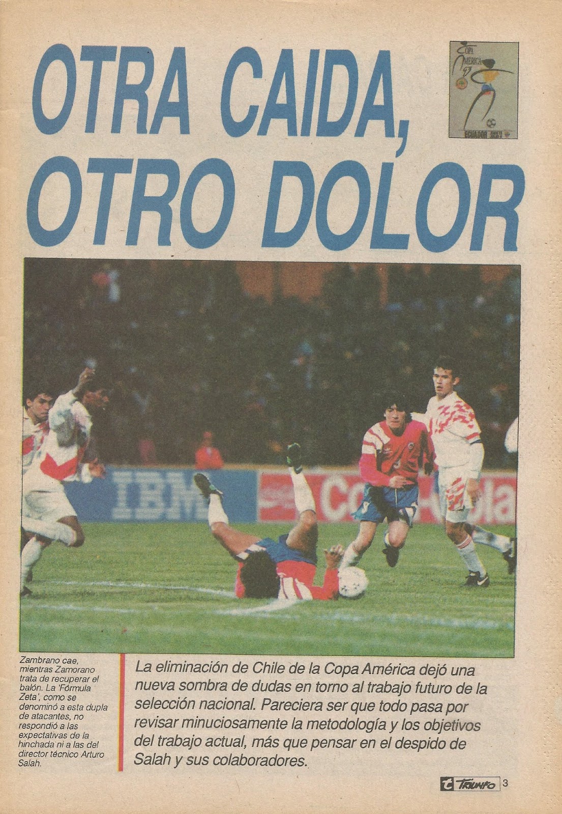 Partidos de la Roja [24/06/1993] ChilePerú 01