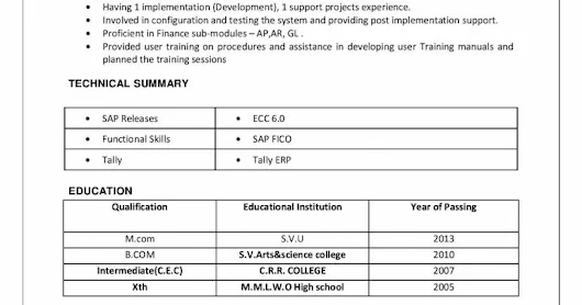 download sample resumes for sap https www mbaminiprojects com 2018 sap resumes