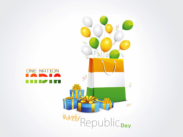 Happy 26 January Republic Day Wallpapers with Greetings and Wishes Quotes
